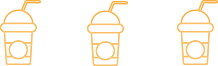 Three milkshake graphics